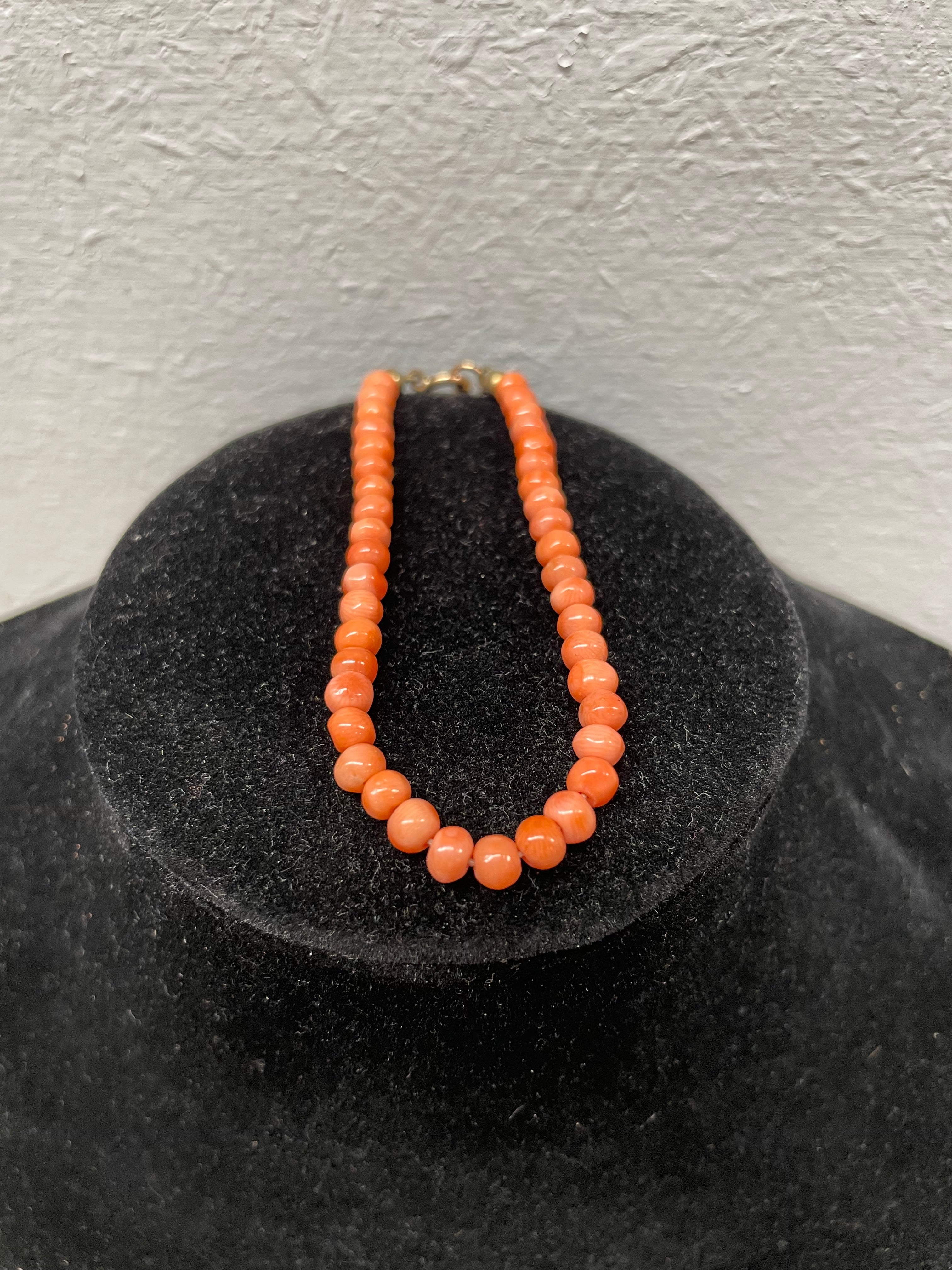 Antique Coral Bead Childs Bracelet | Antique & Vintage | Moonee Ponds Antiques | Australia Wide Delivery