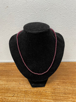 Antique Silver & Garnet Bead Necklace | Antique & Vintage | Moonee Ponds Antiques | Australia Wide Delivery
