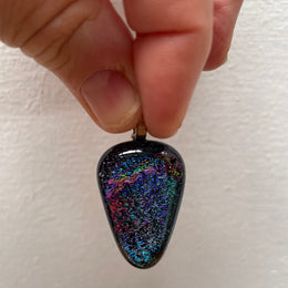 Vintage Dichroic Glass Pendant