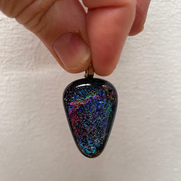 Vintage Dichroic Glass Pendant