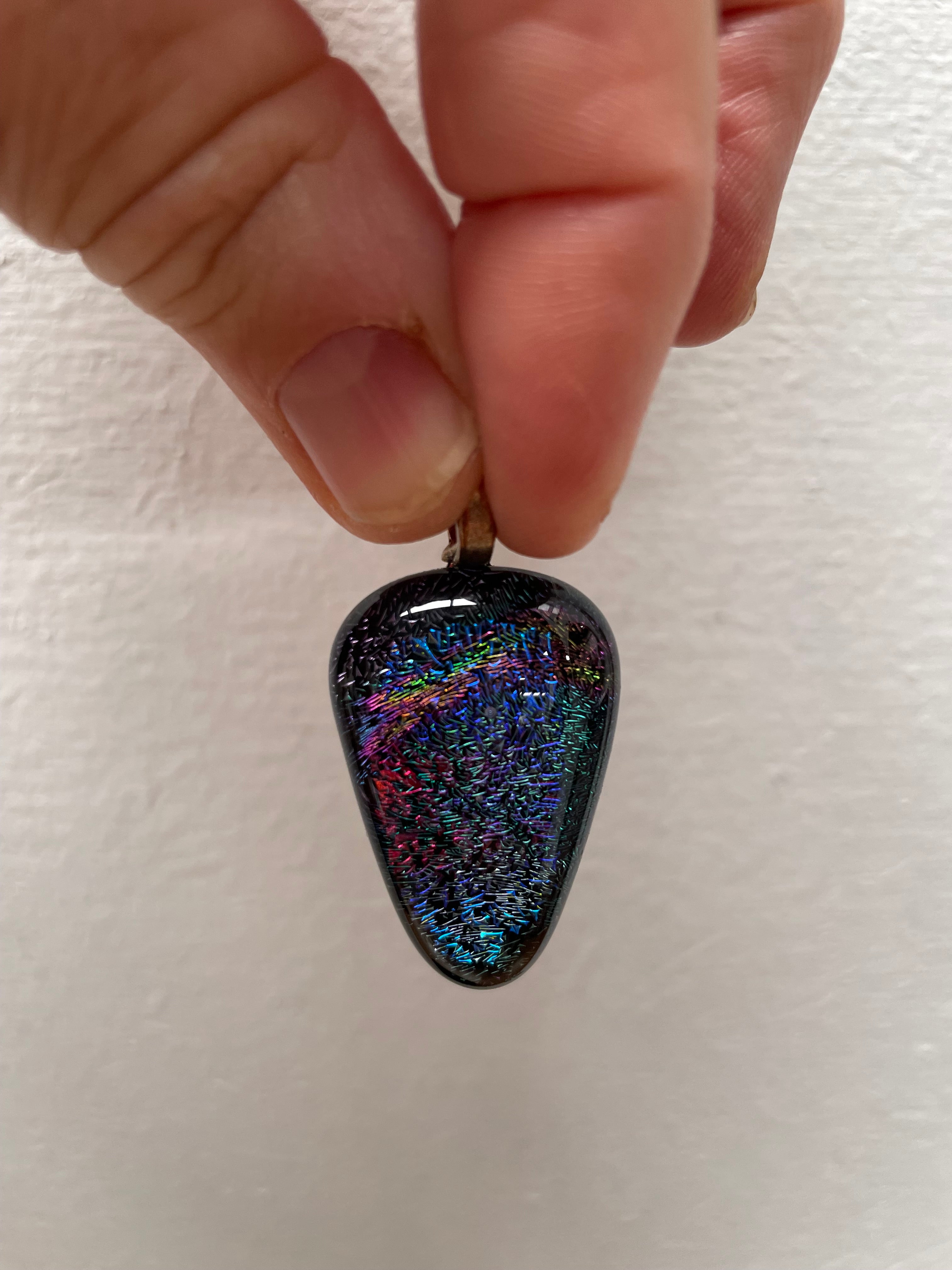 Vintage Dichroic Glass Pendant | Antique & Vintage | Moonee Ponds Antiques | Australia Wide Delivery