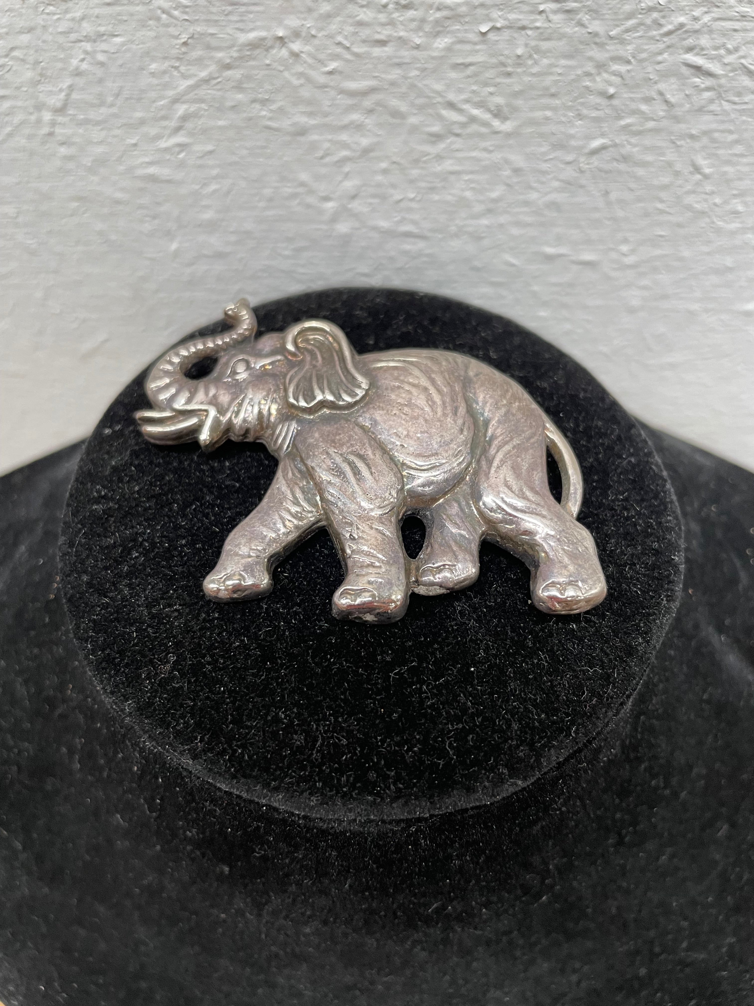Vintage Silver Elephant Brooch | Antique & Vintage | Moonee Ponds Antiques | Australia Wide Delivery
