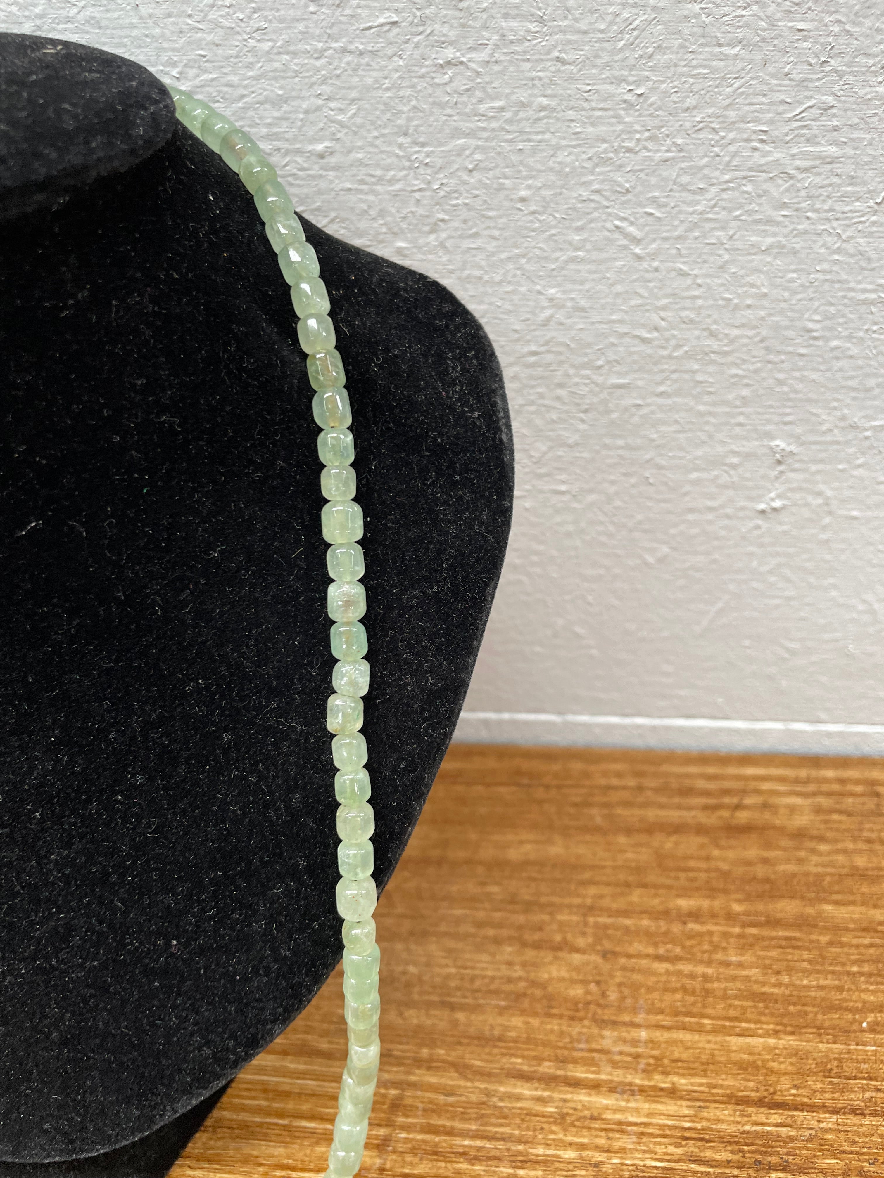 Vintage Caved Jade Bead Necklace | Antique & Vintage | Moonee Ponds Antiques | Australia Wide Delivery