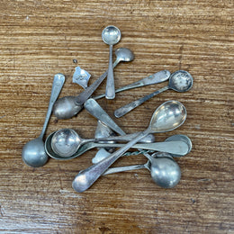 Collection of Antique & Vintage Salt Spoons