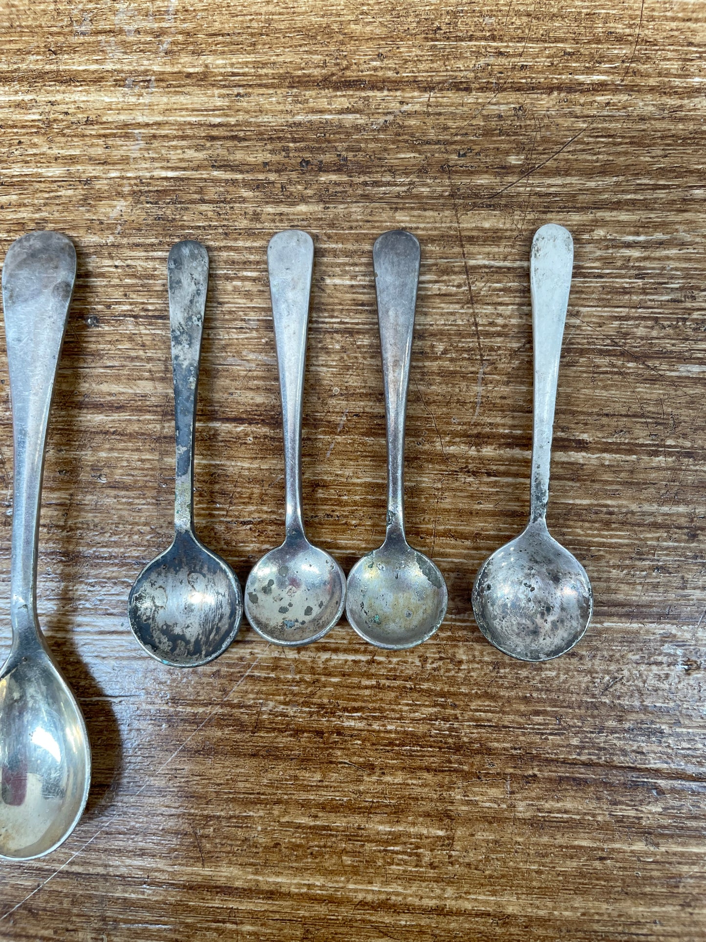 Collection of Antique & Vintage Salt Spoons