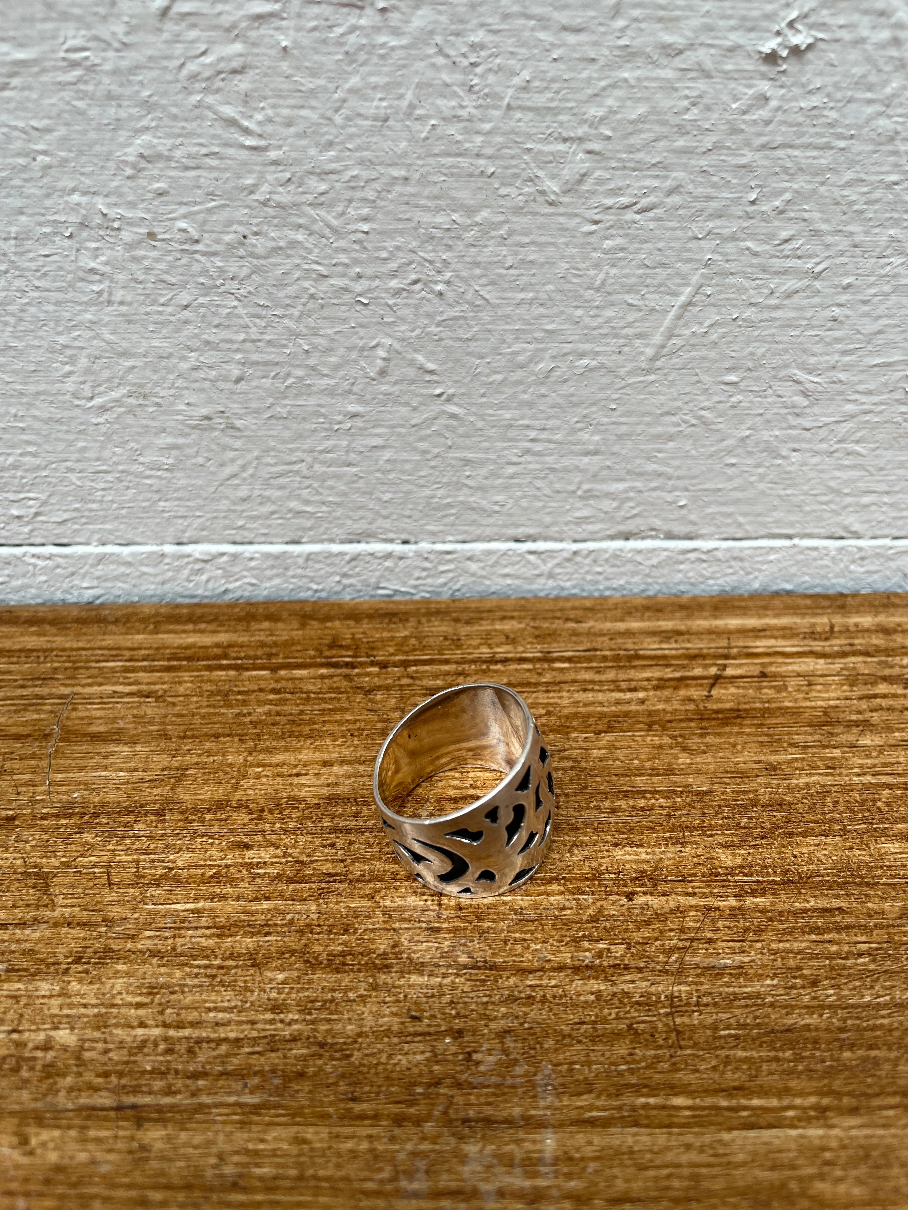 Sterling Silver Artisan Designer Ring | Antique & Vintage | Moonee Ponds Antiques | Australia Wide Delivery