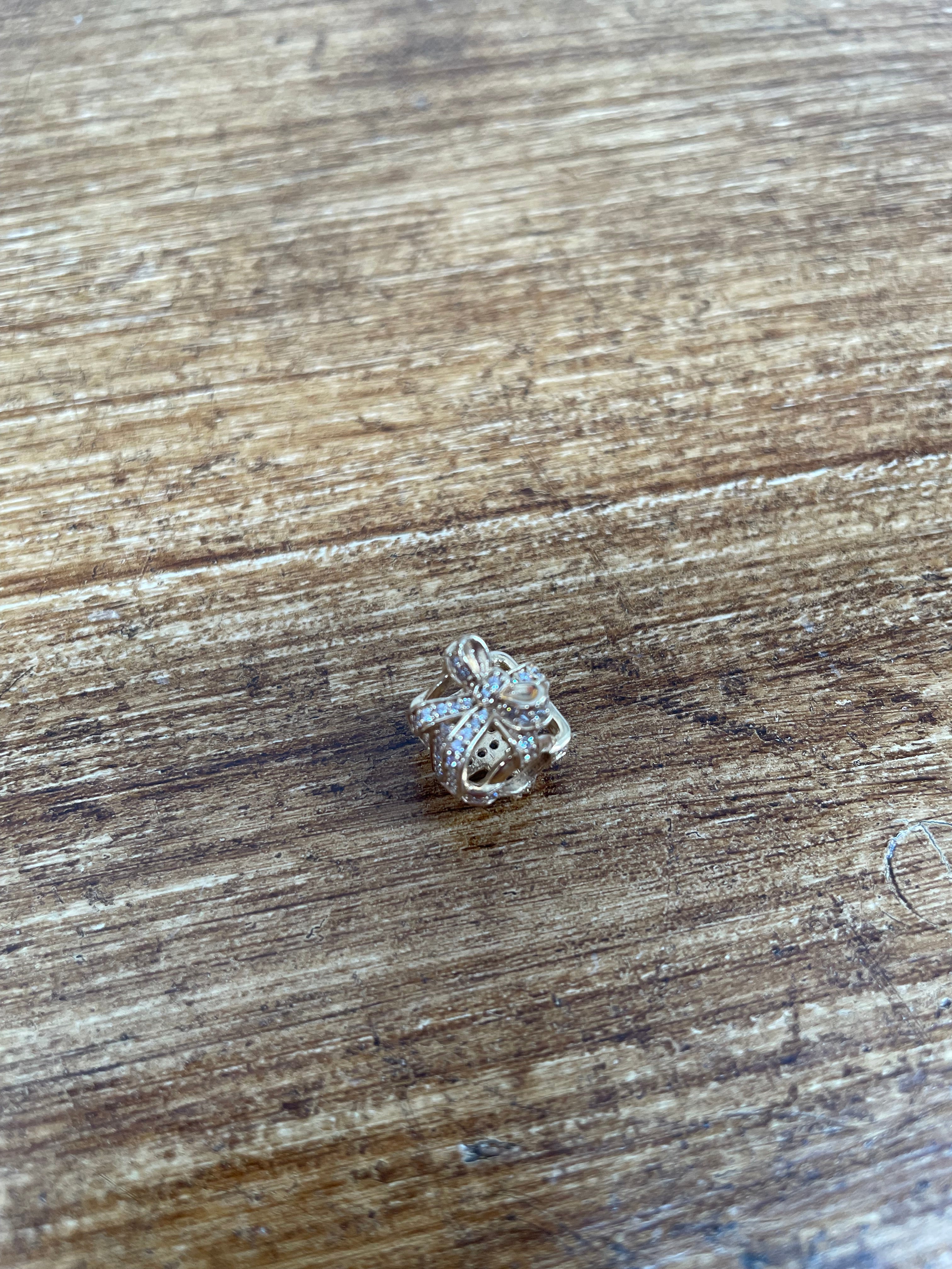 Pandora 14K Gold All Wrapped Up Charm | Antique & Vintage | Moonee Ponds Antiques | Australia Wide Delivery