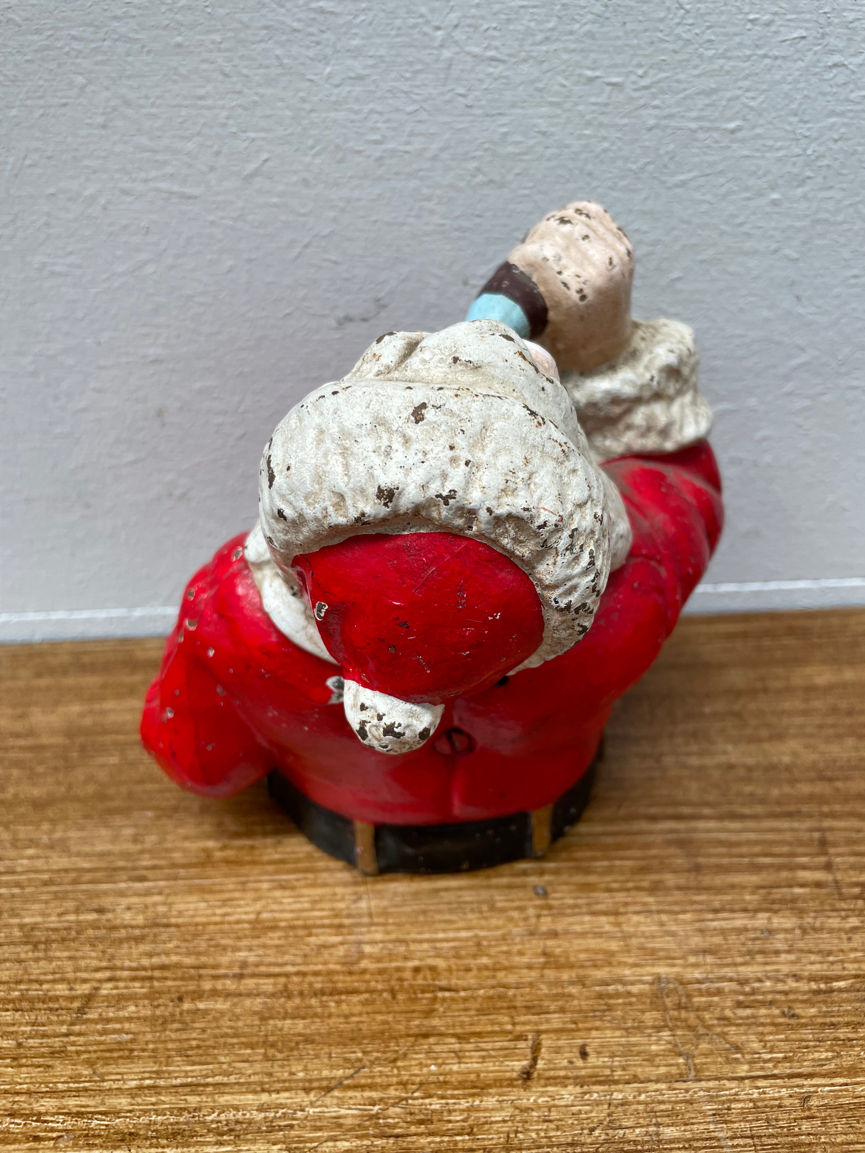 Antique Santa Claus Cast Iron Money Bank | Antique & Vintage | Moonee Ponds Antiques | Australia Wide Delivery