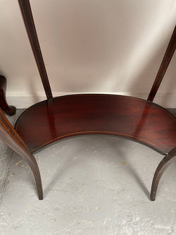 American Marquetry Inlaid Occasional Kidney Shape Table | Antique & Vintage | Moonee Ponds Antiques | Australia Wide Delivery