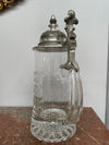Vintage Crystal and Pewter Beer Mug/stein | Antique & Vintage | Moonee Ponds Antiques | Australia Wide Delivery
