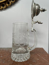 Vintage Crystal and Pewter Beer Mug/stein | Antique & Vintage | Moonee Ponds Antiques | Australia Wide Delivery