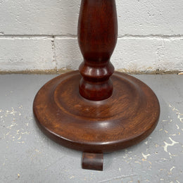 Australian Mahogany Turned Pedestal