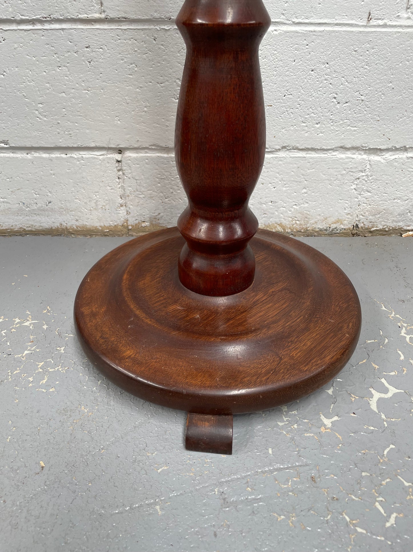 Australian Mahogany Turned Pedestal