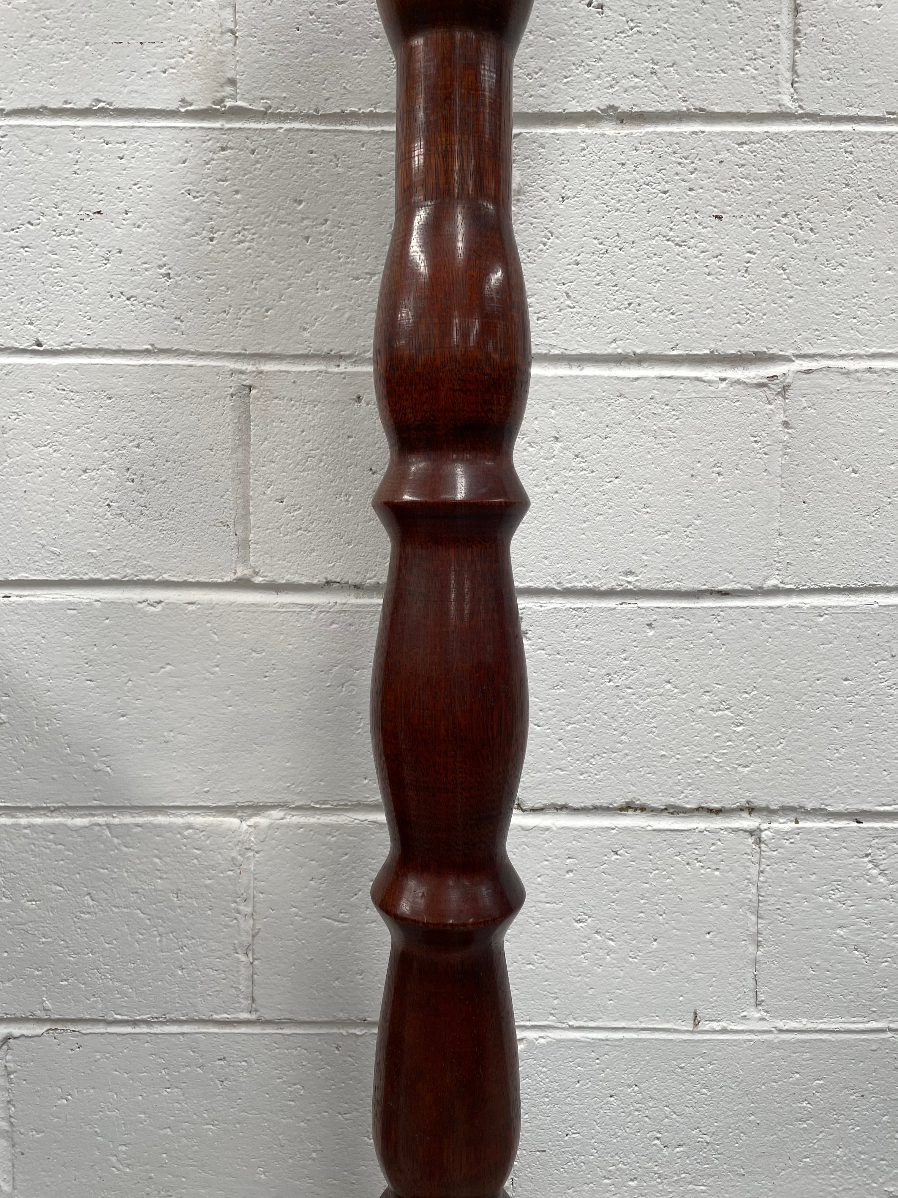 Australian Mahogany Turned Pedestal | Antique & Vintage | Moonee Ponds Antiques | Australia Wide Delivery