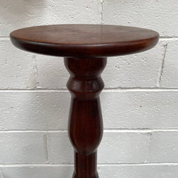 Australian Mahogany Turned Pedestal