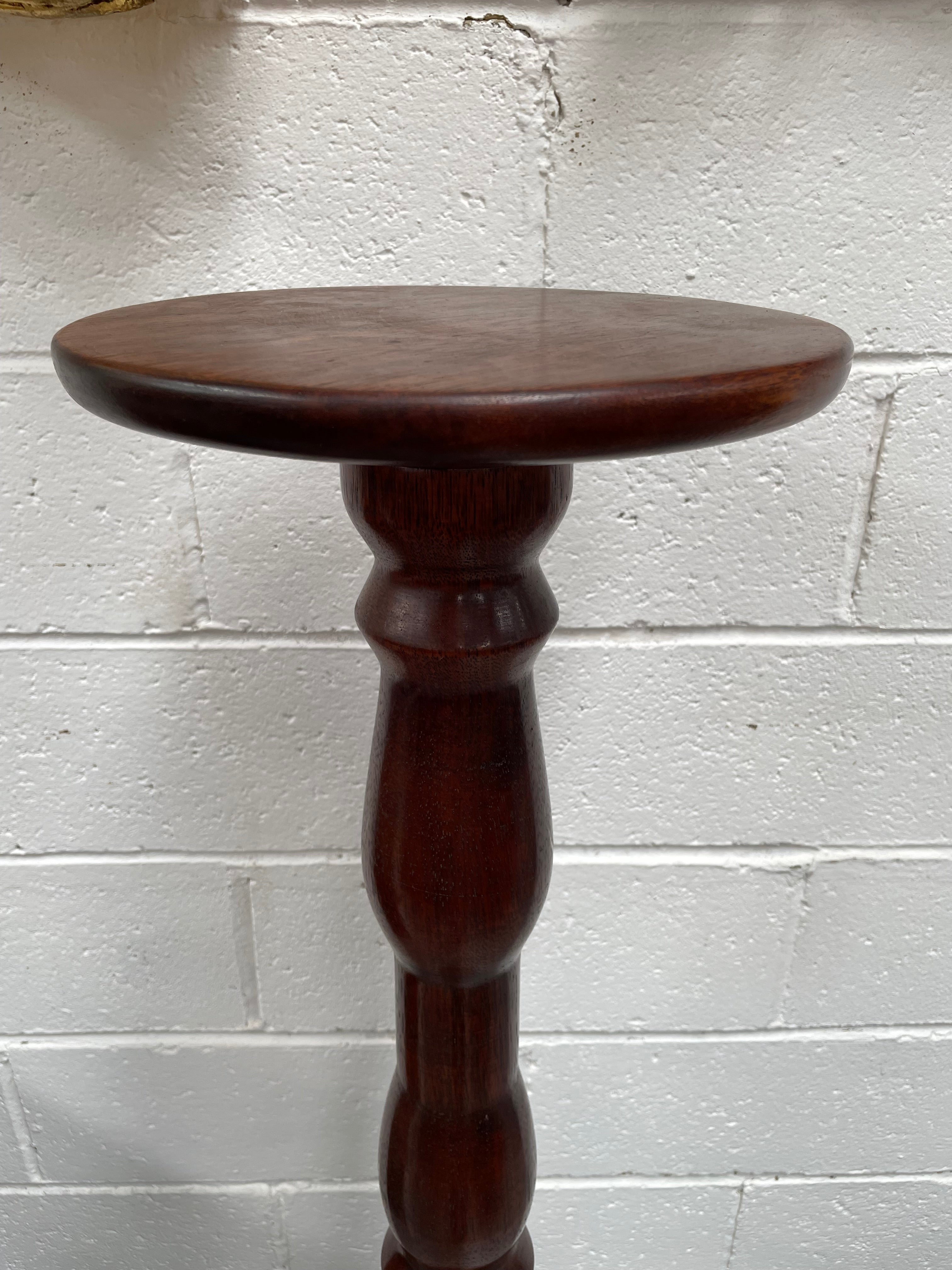 Australian Mahogany Turned Pedestal | Antique & Vintage | Moonee Ponds Antiques | Australia Wide Delivery