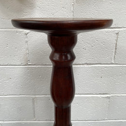 Australian Mahogany Turned Pedestal