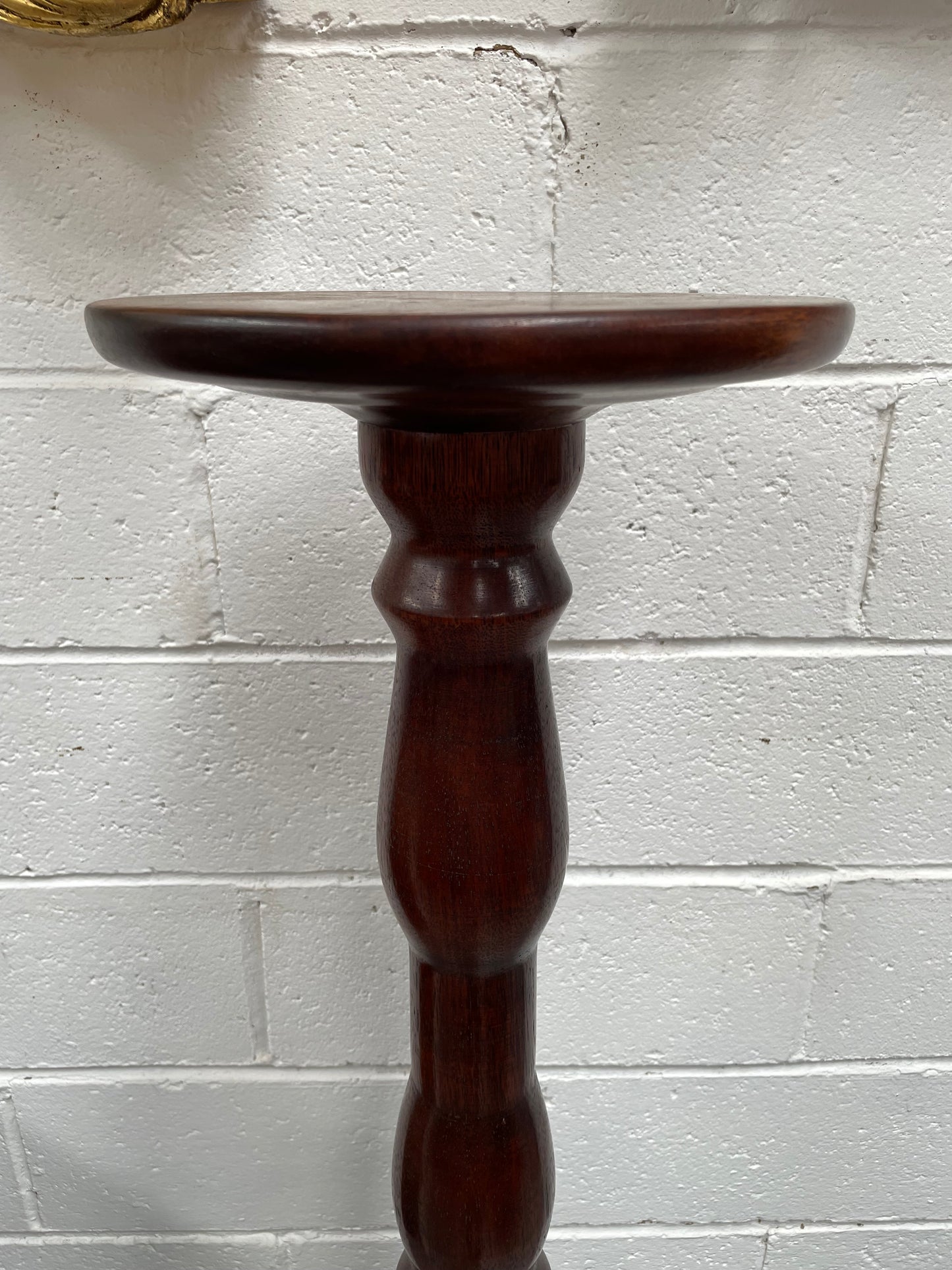 Australian Mahogany Turned Pedestal