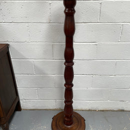 Australian Mahogany Turned Pedestal