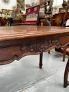French Oak Occasional Table With Carved Cabriole Legs | Antique & Vintage | Moonee Ponds Antiques | Australia Wide Delivery