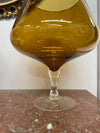 Mid Century Italian Empoli Amber Glass Vass | Antique & Vintage | Moonee Ponds Antiques | Australia Wide Delivery