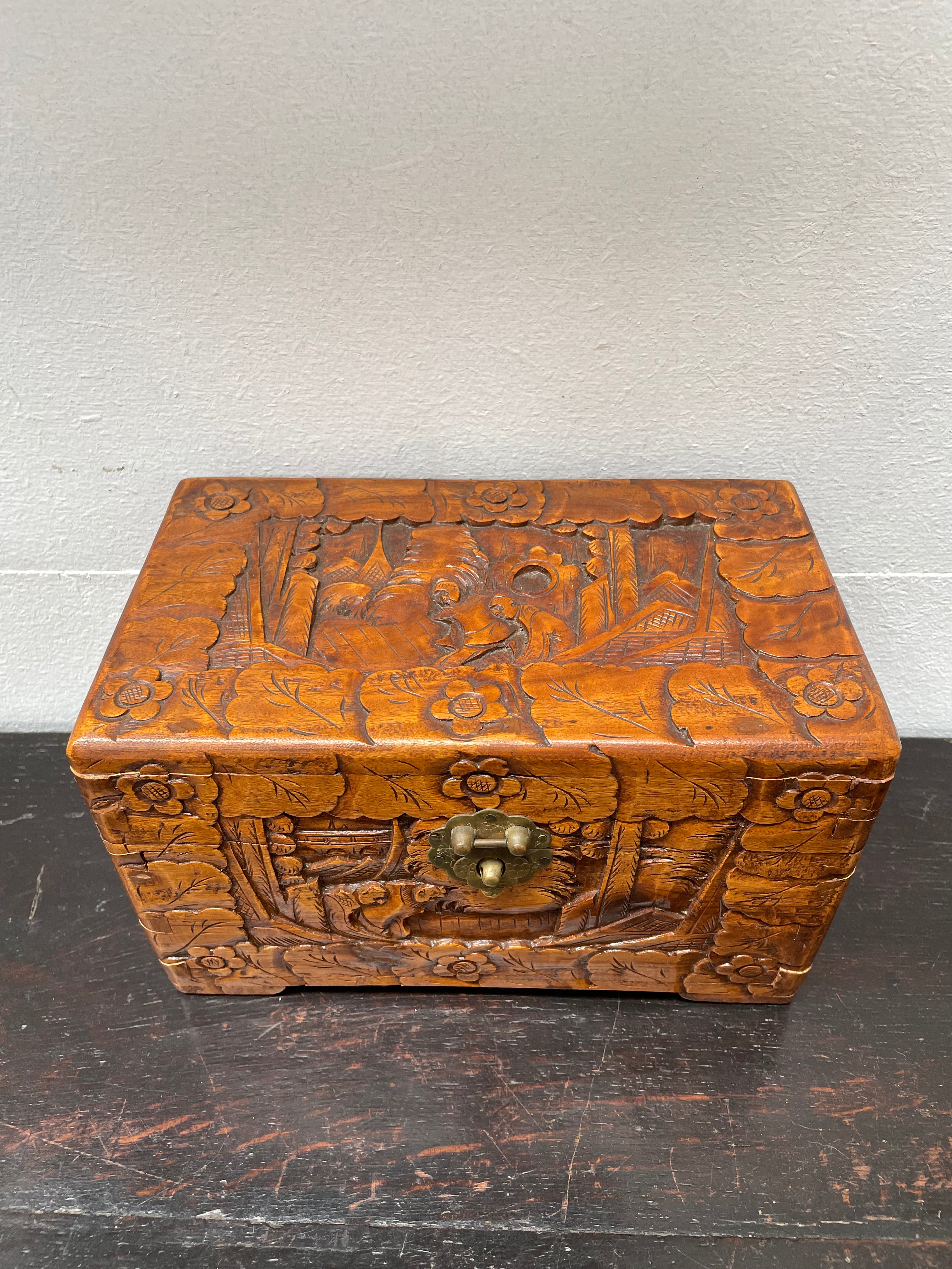 Vintage Miniature Camphorwood Chest | Antique & Vintage | Moonee Ponds Antiques | Australia Wide Delivery