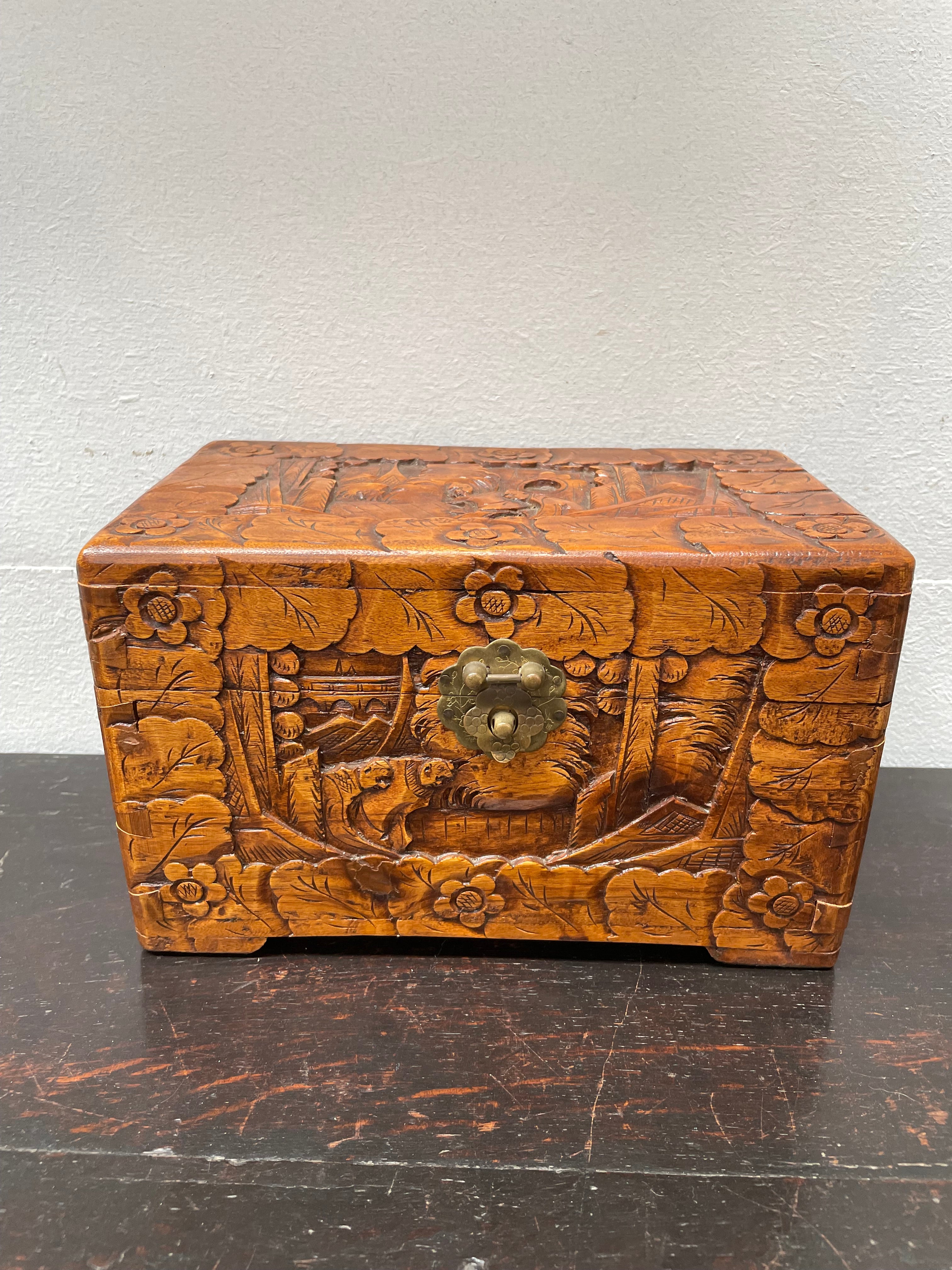 Vintage Miniature Camphorwood Chest | Antique & Vintage | Moonee Ponds Antiques | Australia Wide Delivery