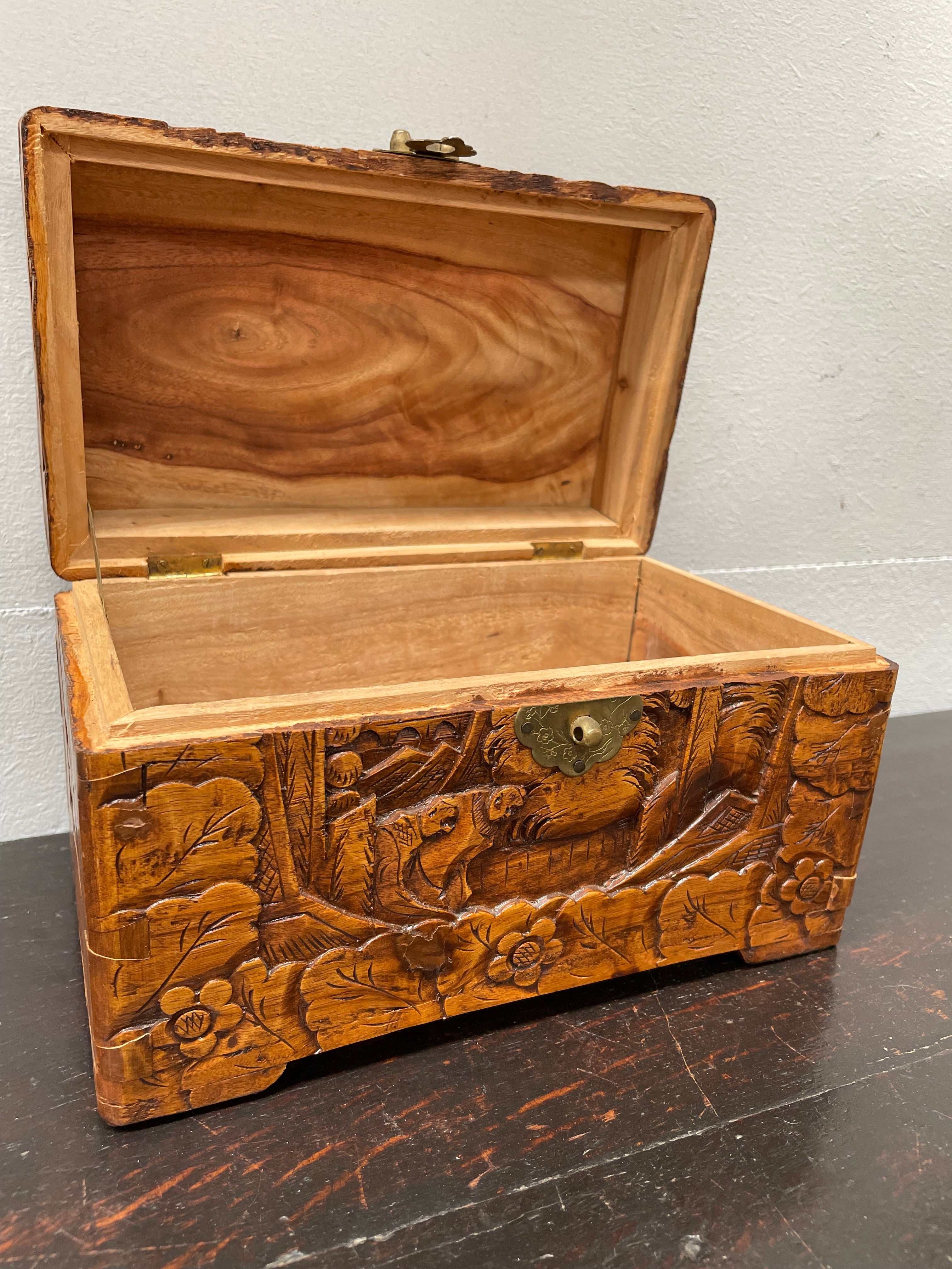 Vintage Miniature Camphorwood Chest | Antique & Vintage | Moonee Ponds Antiques | Australia Wide Delivery