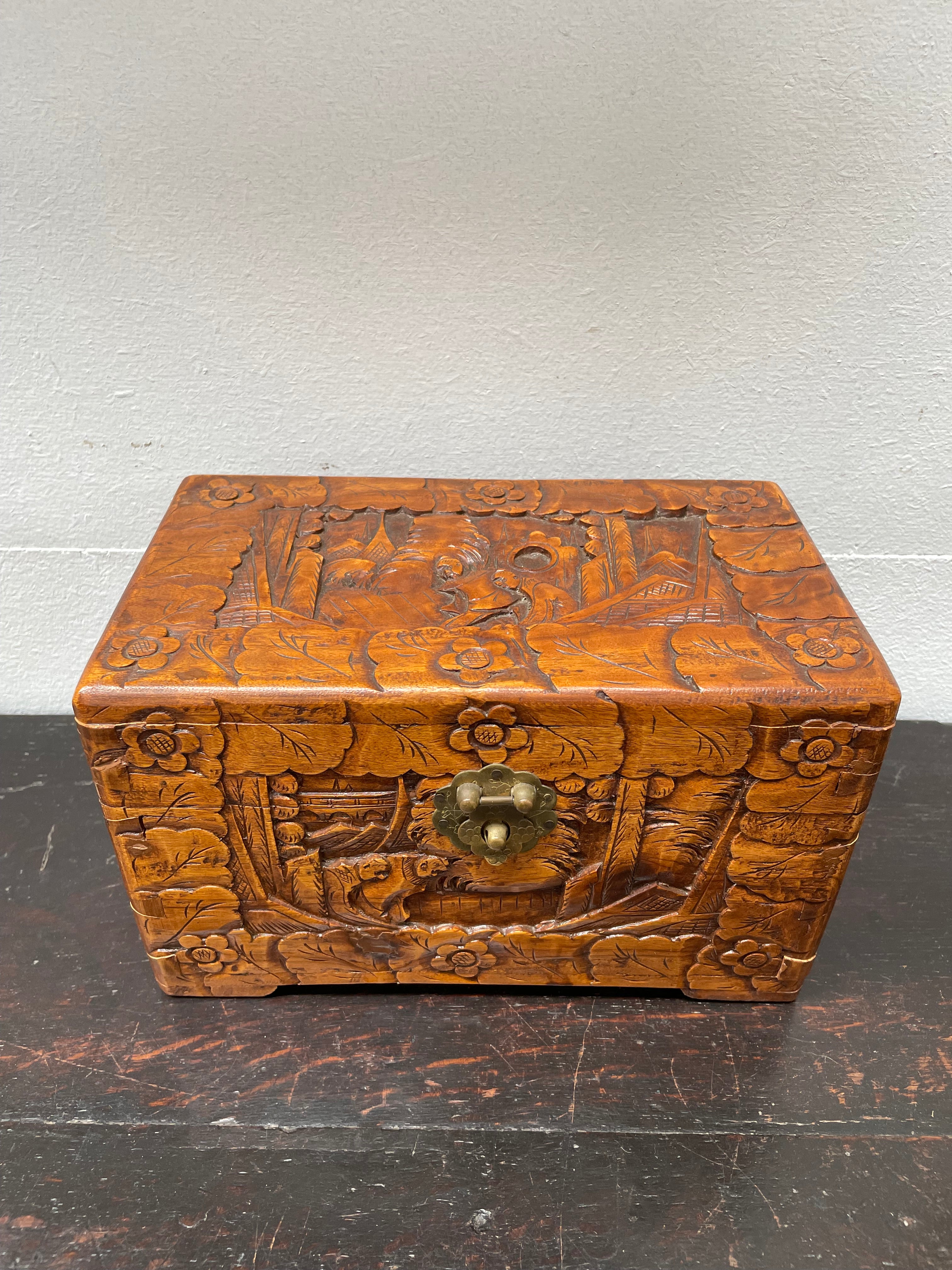 Vintage Miniature Camphorwood Chest | Antique & Vintage | Moonee Ponds Antiques | Australia Wide Delivery