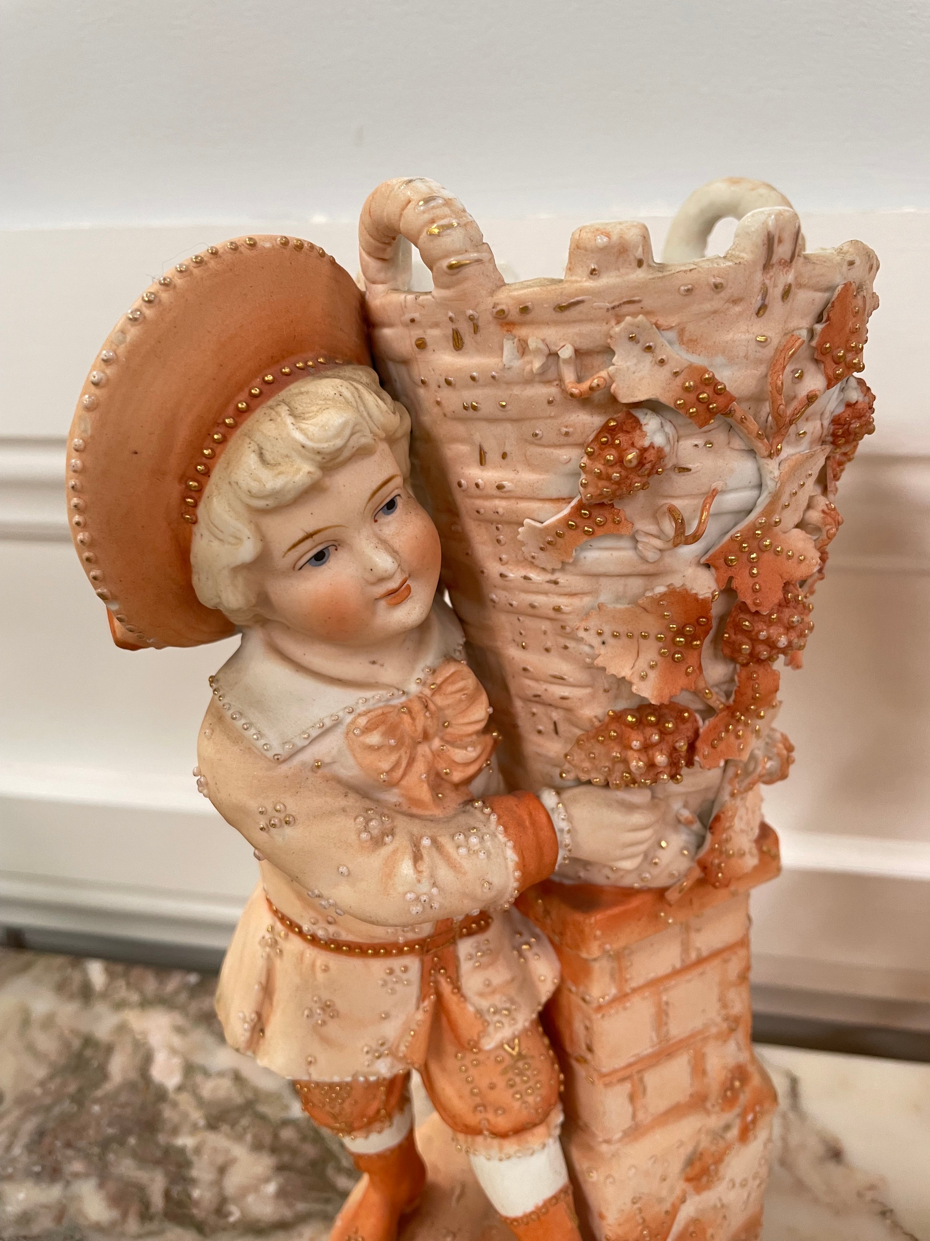 Pair of Late Victorian Bisque Figures | Antique & Vintage | Moonee Ponds Antiques | Australia Wide Delivery