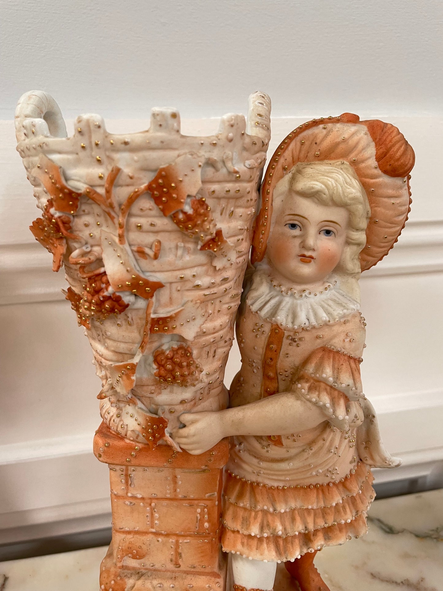 Pair of Late Victorian Bisque Figures