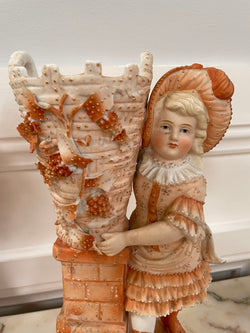 Pair of Late Victorian Bisque Figures | Antique & Vintage | Moonee Ponds Antiques | Australia Wide Delivery