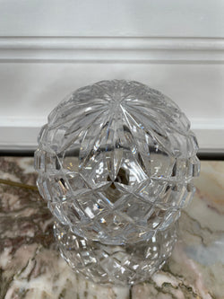 Fabulous Vintage Crystal Round Lamp | Antique & Vintage | Moonee Ponds Antiques | Australia Wide Delivery