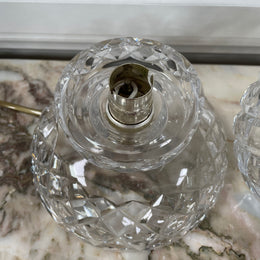 Fabulous Vintage Crystal Round Lamp