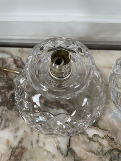 Fabulous Vintage Crystal Round Lamp | Antique & Vintage | Moonee Ponds Antiques | Australia Wide Delivery