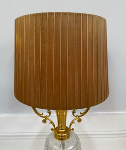 Lovely Vintage French Crystal Gilt Metal Lamp | Antique & Vintage | Moonee Ponds Antiques | Australia Wide Delivery