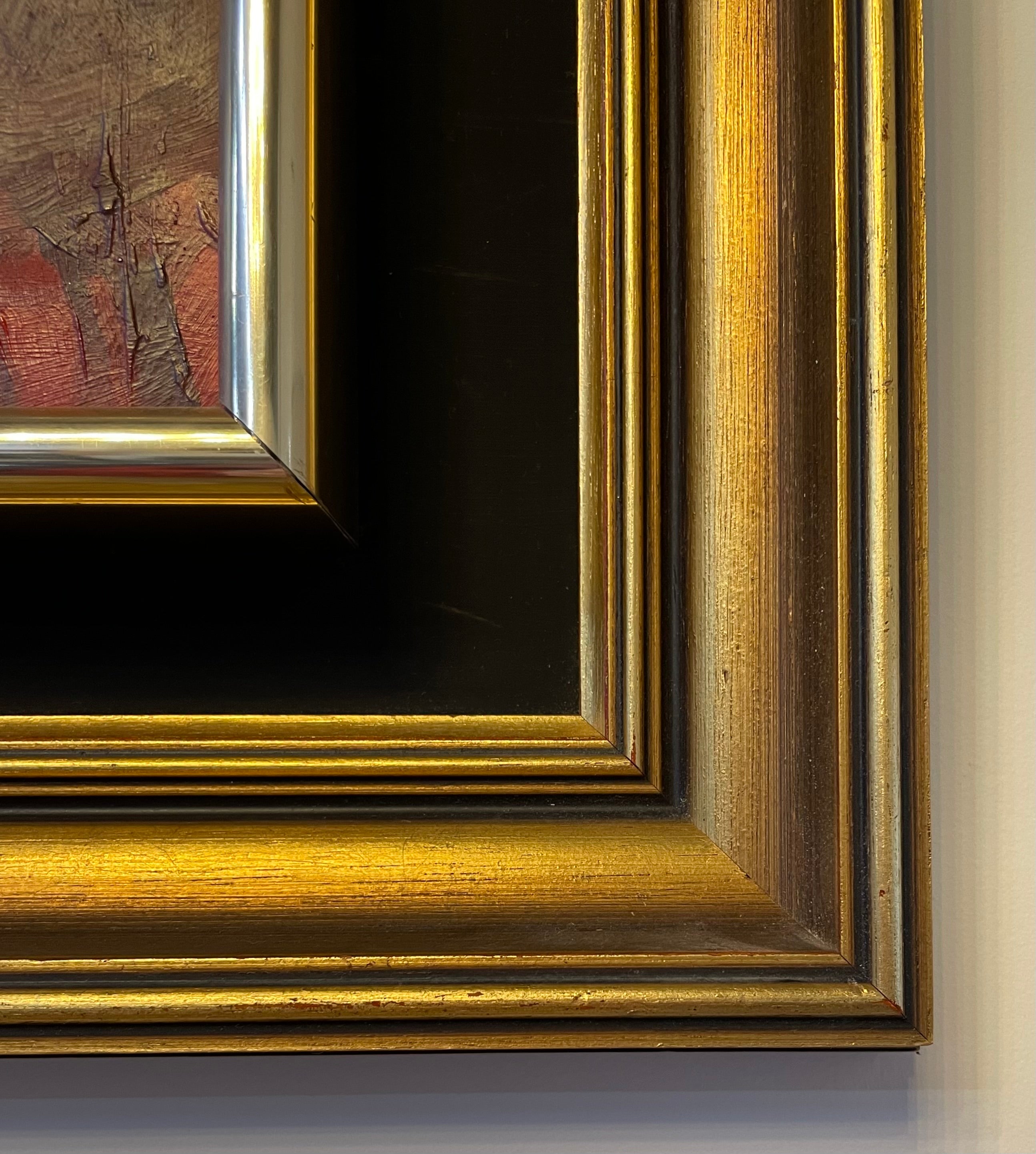 Original Hans Van Vlodrop Framed Landscape Oil on Canvas