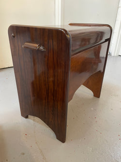 Lovely Figured Walnut Piano/Sewing Stool | Antique & Vintage | Moonee Ponds Antiques | Australia Wide Delivery