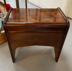 Lovely Figured Walnut Piano/Sewing Stool | Antique & Vintage | Moonee Ponds Antiques | Australia Wide Delivery