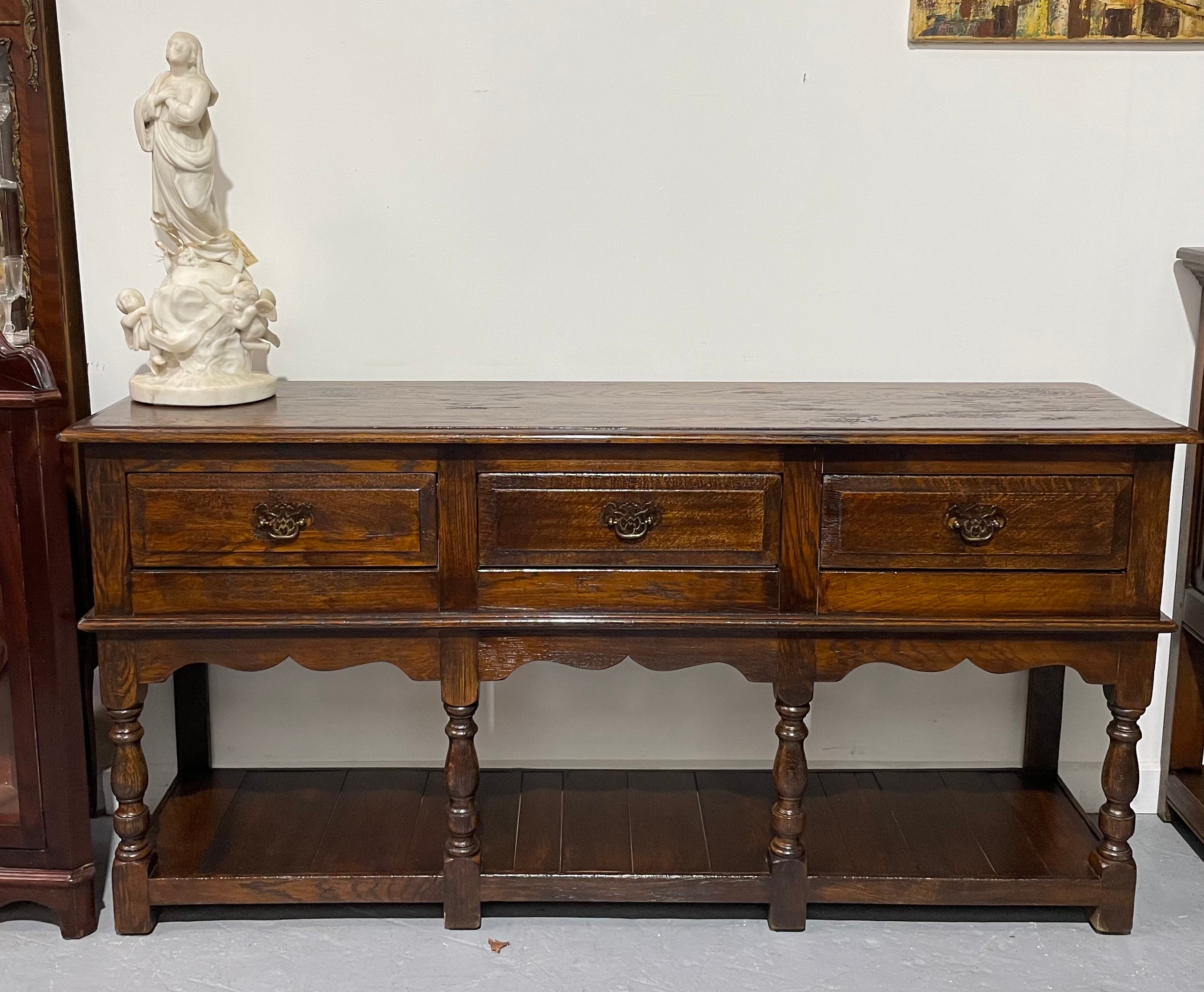 Very Desirable Oak Dresser Base | Antique & Vintage | Moonee Ponds Antiques | Australia Wide Delivery