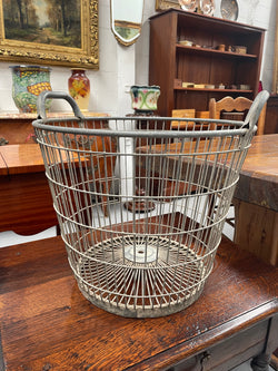 French Wire Harvesting Basket | Antique & Vintage | Moonee Ponds Antiques | Australia Wide Delivery