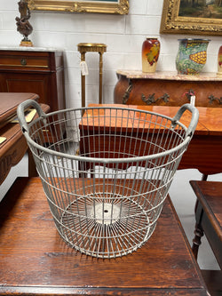 French Wire Harvesting Basket | Antique & Vintage | Moonee Ponds Antiques | Australia Wide Delivery
