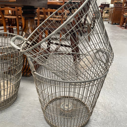 French Wire Harvesting Basket