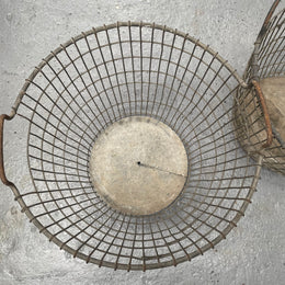 Large French Wire Harvesting Basket