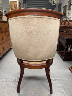 Beautiful Mahogany Inlaid Georgian Style Armchair | Antique & Vintage | Moonee Ponds Antiques | Australia Wide Delivery