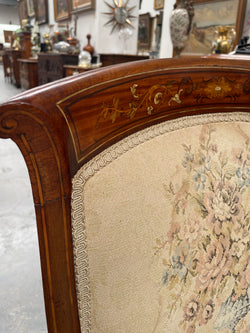 Beautiful Mahogany Inlaid Georgian Style Armchair | Antique & Vintage | Moonee Ponds Antiques | Australia Wide Delivery