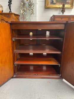Victorian Mahogany Two Door Cabinet | Antique & Vintage | Moonee Ponds Antiques | Australia Wide Delivery