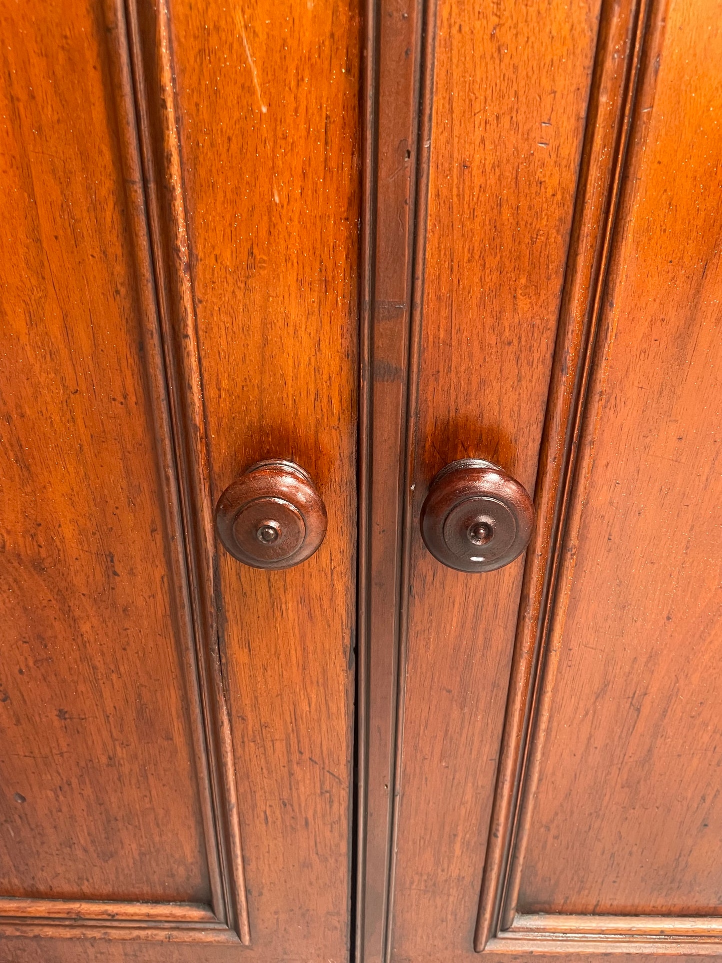Victorian Mahogany Two Door Cabinet