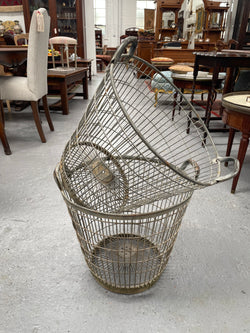Large French Wire Harvesting Baskets | Antique & Vintage | Moonee Ponds Antiques | Australia Wide Delivery