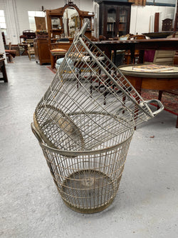 Large French Wire Harvesting Baskets | Antique & Vintage | Moonee Ponds Antiques | Australia Wide Delivery